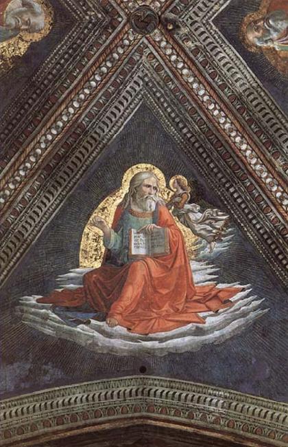 Domenicho Ghirlandaio Evangelist Johannes Norge oil painting art